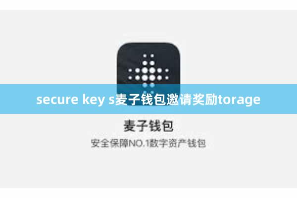 secure key s麦子钱包邀请奖励torage