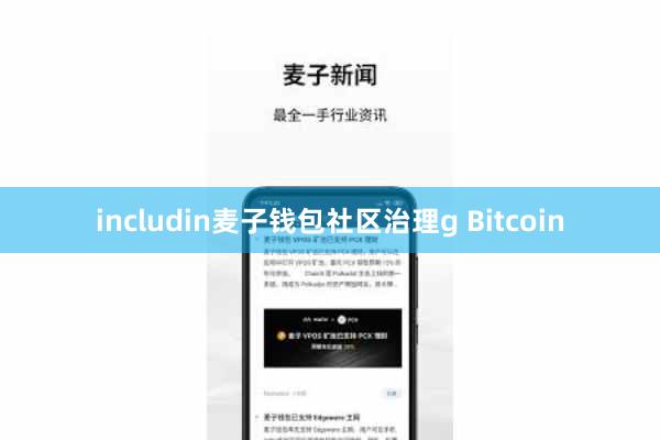 includin麦子钱包社区治理g Bitcoin